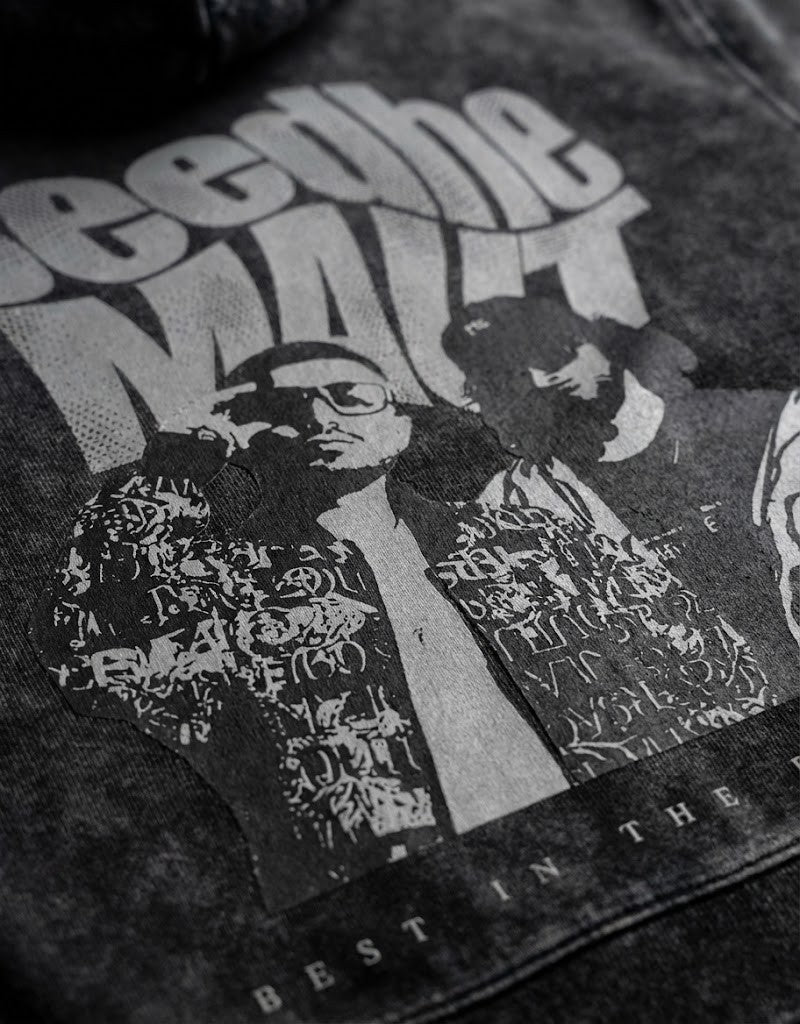 Seedhe Maut Acid Wash Oversized Hoodie