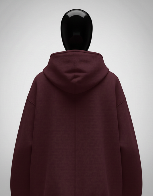 Cavalier Maroon Oversized Hoodie PlotArmour Store