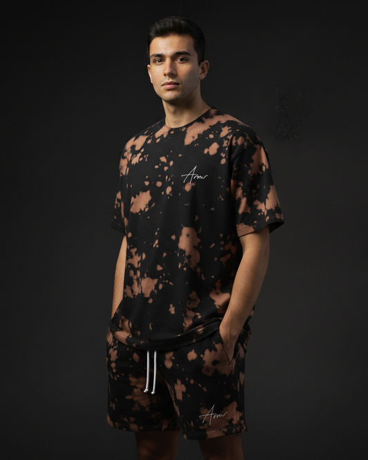 Chocolate Tie Dye Oversized Tees Plot Armour