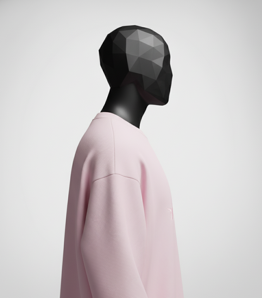 Cavalier Blush Oversized Sweatshirt