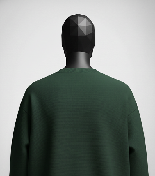 Cavalier Forest Green Oversized Sweatshirt