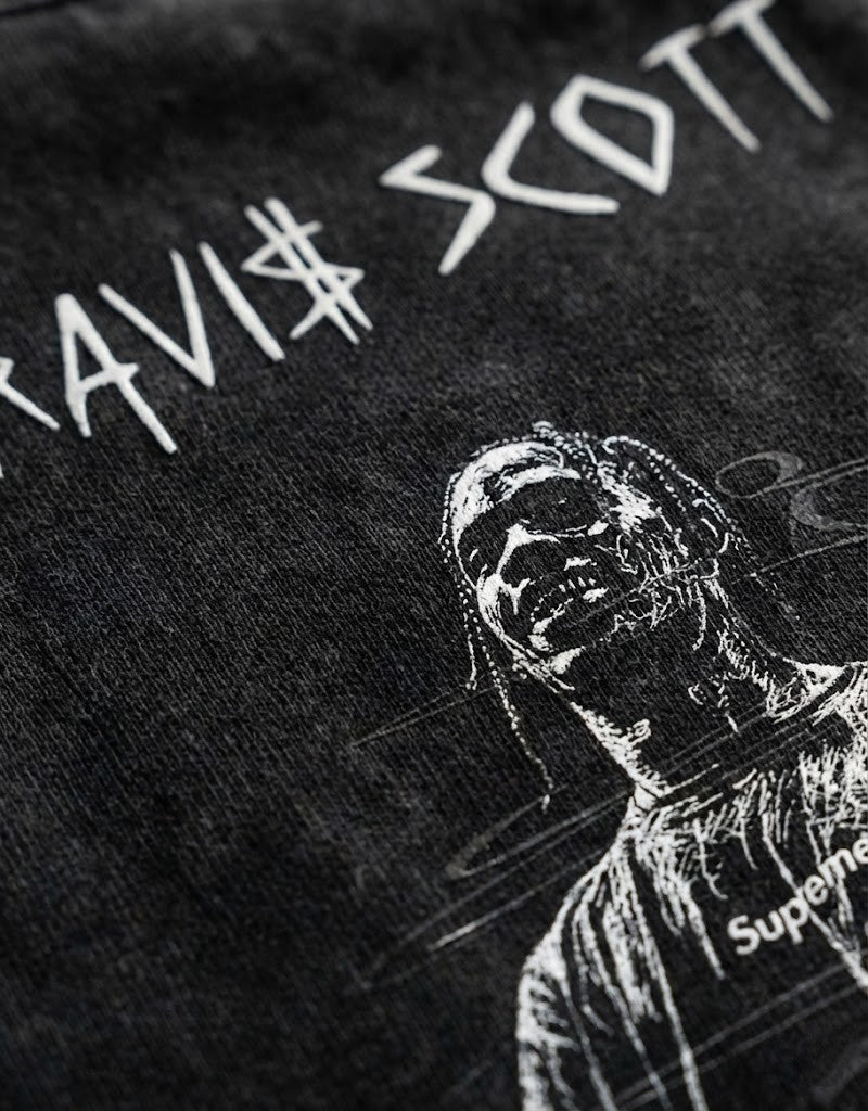 Travis Scott Acid Wash Oversized Tee