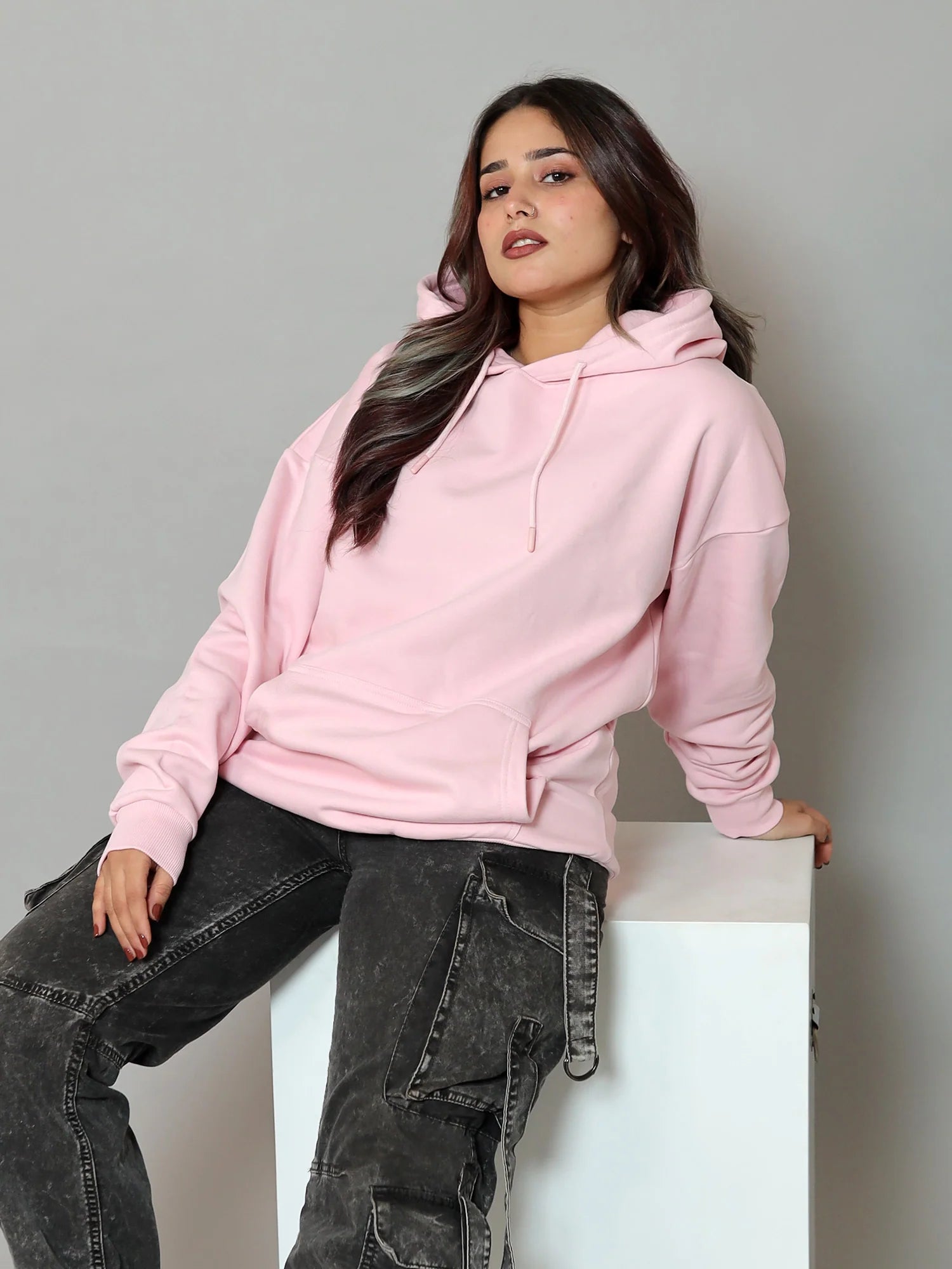Cavalier Blush Oversized Hoodie PlotArmour Store
