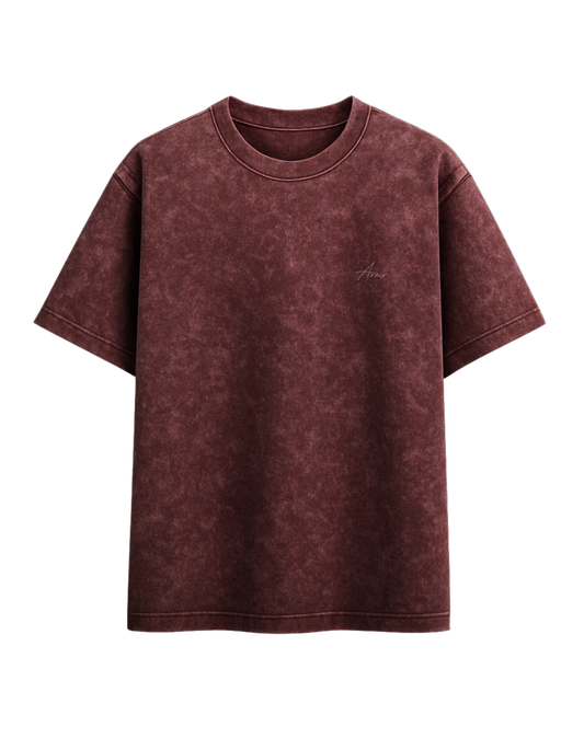 ARMR Maroon Acids | Acid Washed Oversized Plot Armour