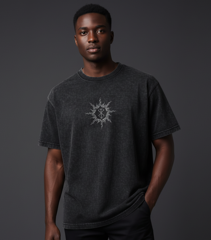 Berserk Acid Wash Oversized Tee Plot Armour