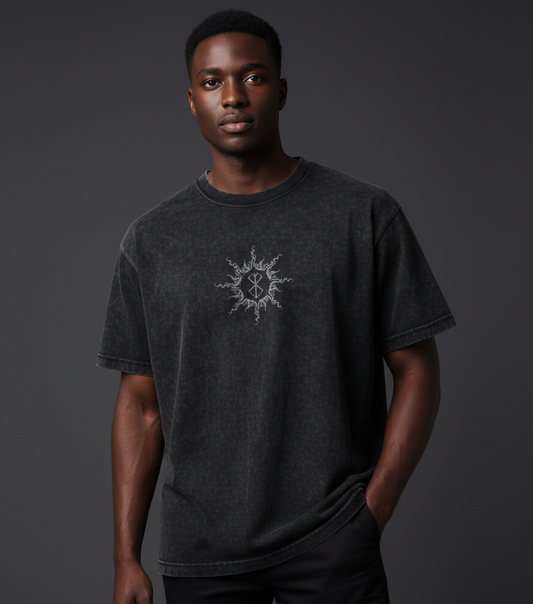 Berserk Acid Wash Oversized Tee Plot Armour