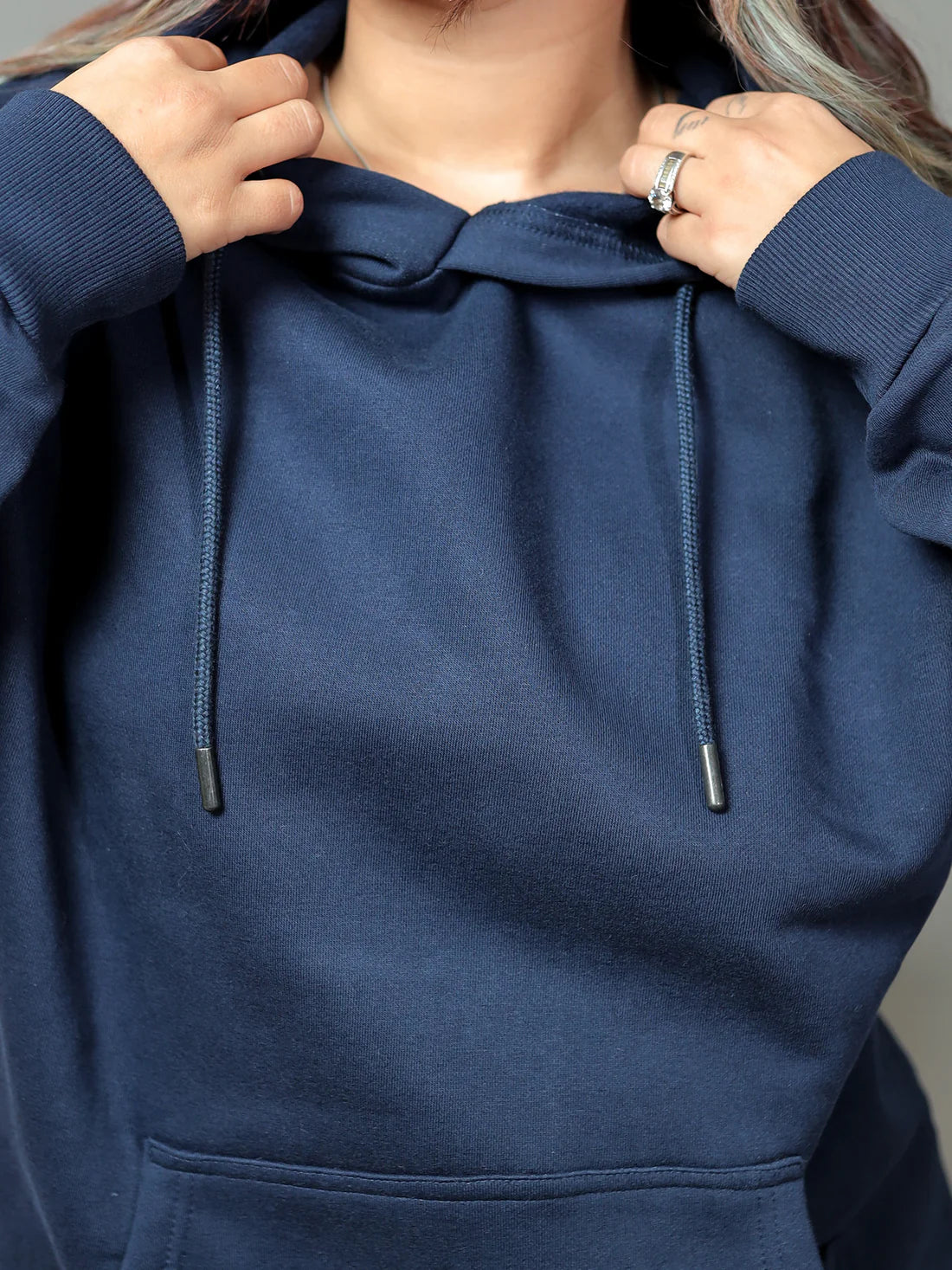 Cavalier Navy Oversized Hoodie PlotArmour Store