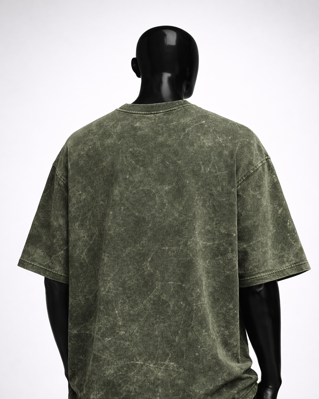 Cavalier Olive Acid Oversized Tee
