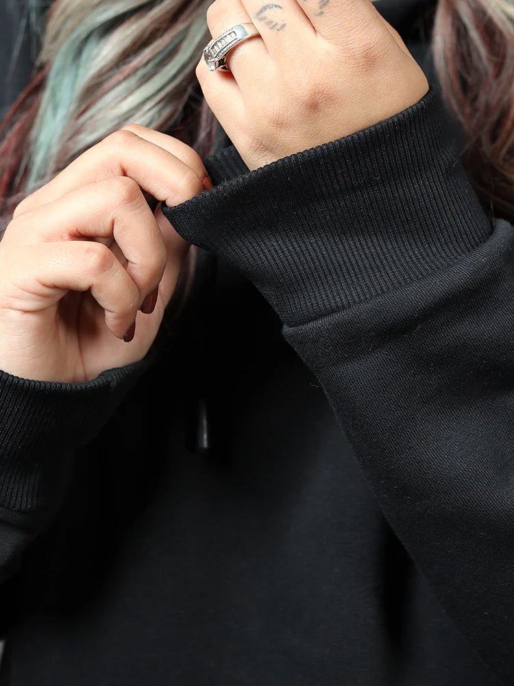 Cavalier Black Oversized Hoodie PlotArmour Store