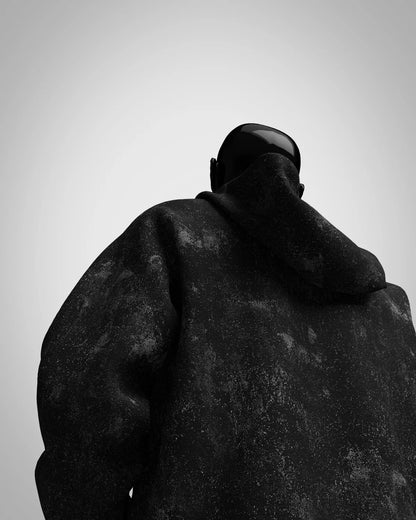 Cavalier Black Acid Washed Hoodie PlotArmour Store