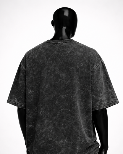 Cavalier Black Acid Oversized Tee