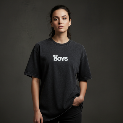 The Boys | The Spotlight Acid Wash Oversized Tee Plot Armour