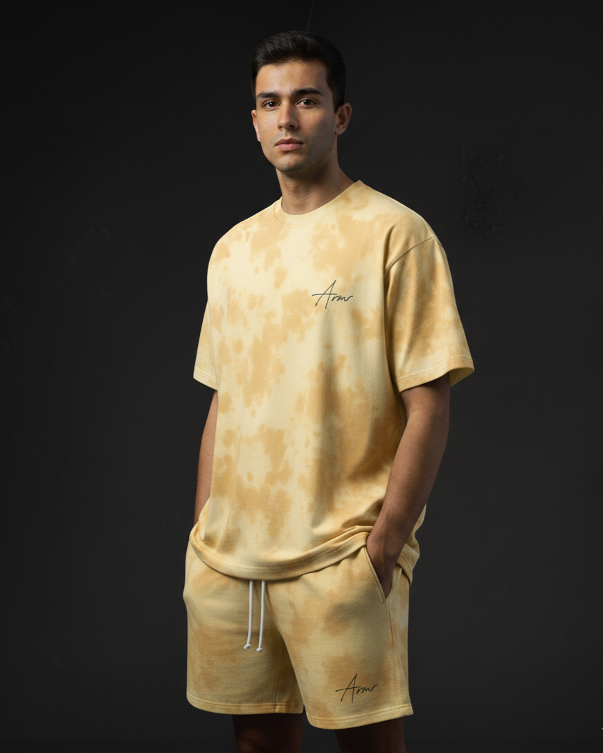 Lemon Tie Dye Oversized Tees Plot Armour