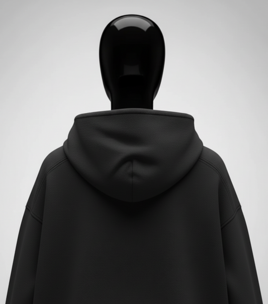 Cavalier Black Oversized Hoodie