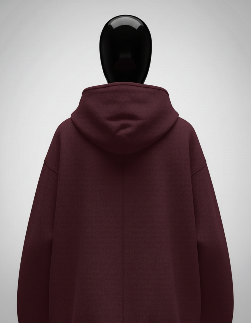 Cavalier Maroon Oversized Hoodie PlotArmour Store