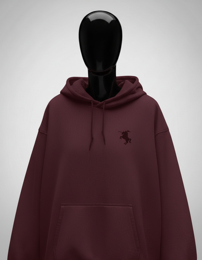 Cavalier Maroon Oversized Hoodie PlotArmour Store