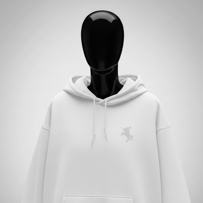 Cavalier White Oversized Hoodie PlotArmour Store