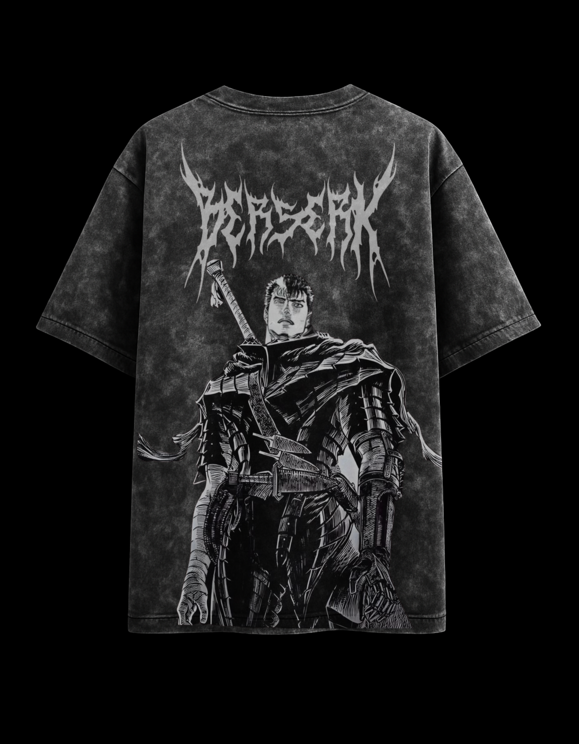 Berserk Acid Wash Oversized Tee Plot Armour