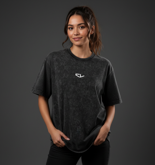 Charles Leclerc Acid Wash Oversized Tee Plot Armour