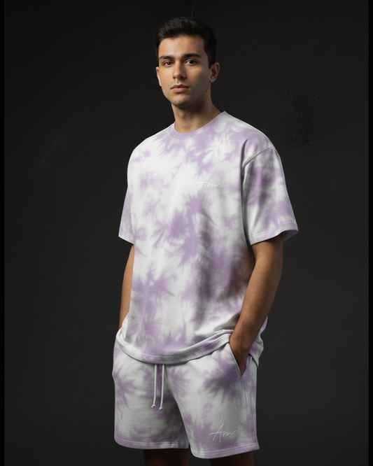 Lavender Tie Dye Oversized Tees Plot Armour