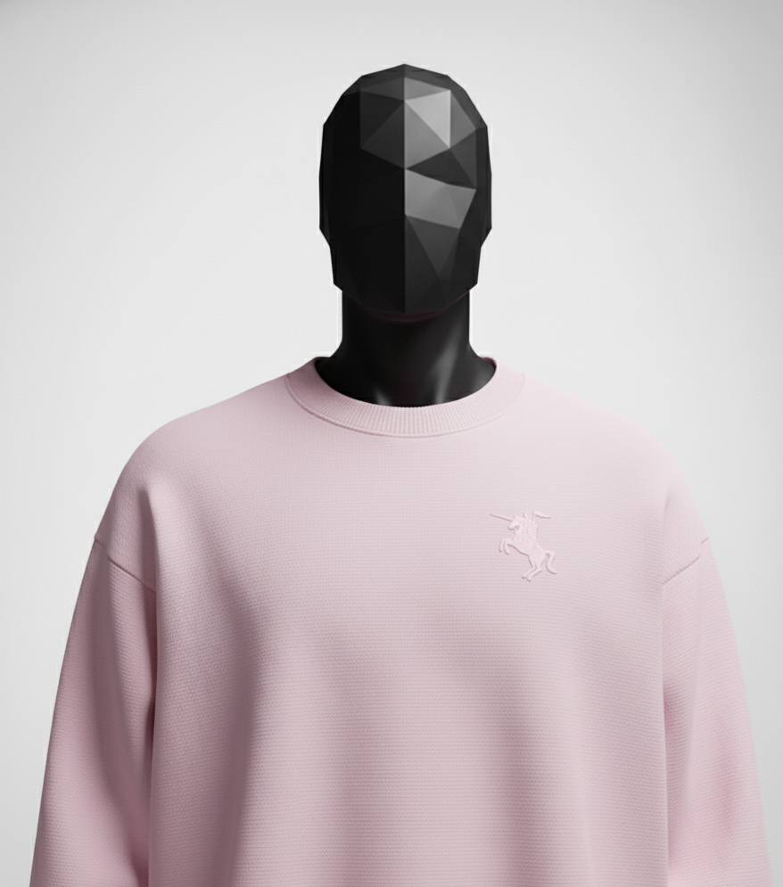 Cavalier Blush Oversized Sweatshirt