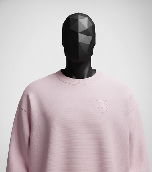 Cavalier Blush Oversized Sweatshirt