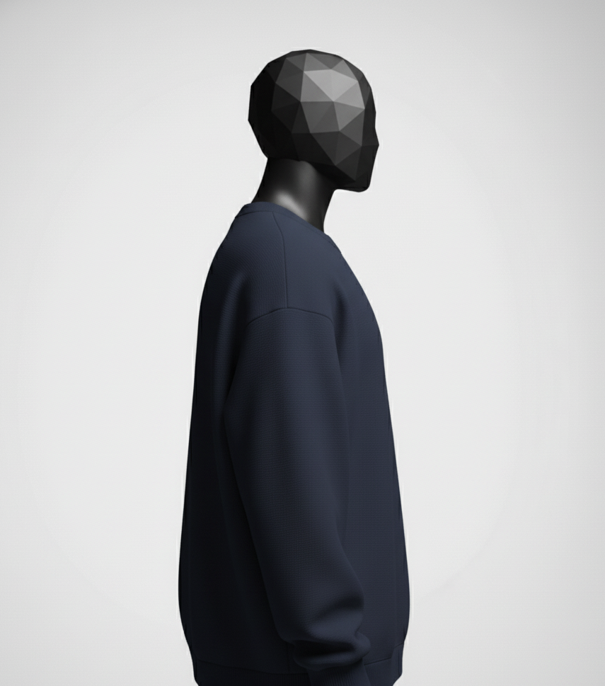 Cavalier Navy Oversized Sweatshirt