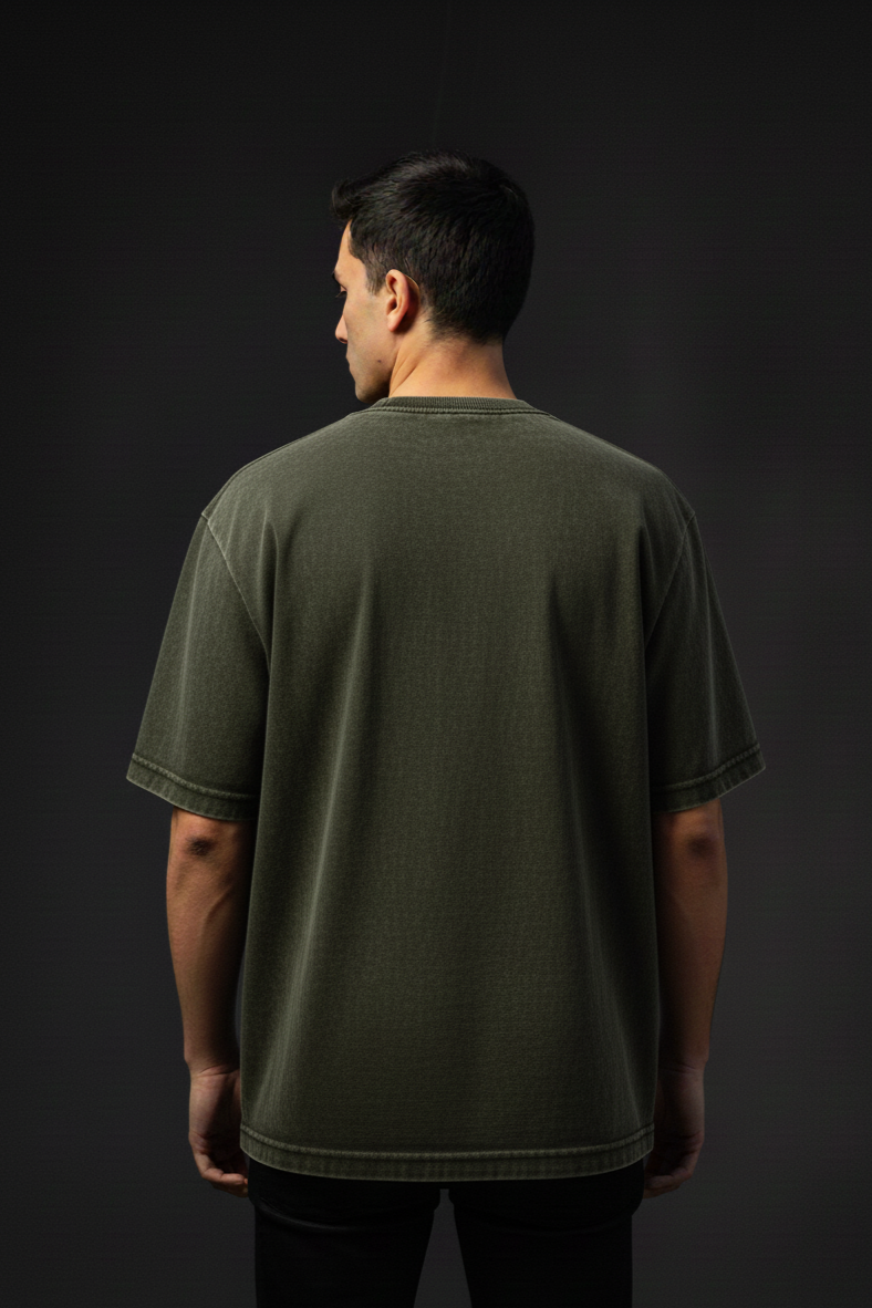 ARMR Olive Acids | Acid Washed Oversized Plot Armour