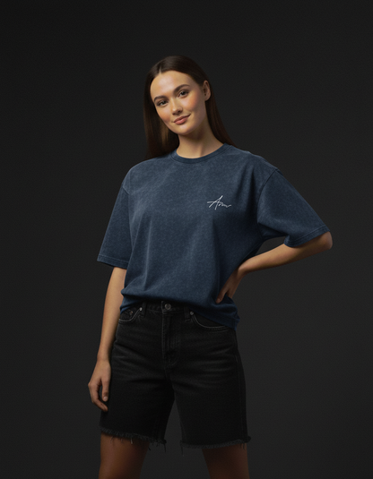 ARMR Navy Blue Acids | Acid Washed Oversized Plot Armour