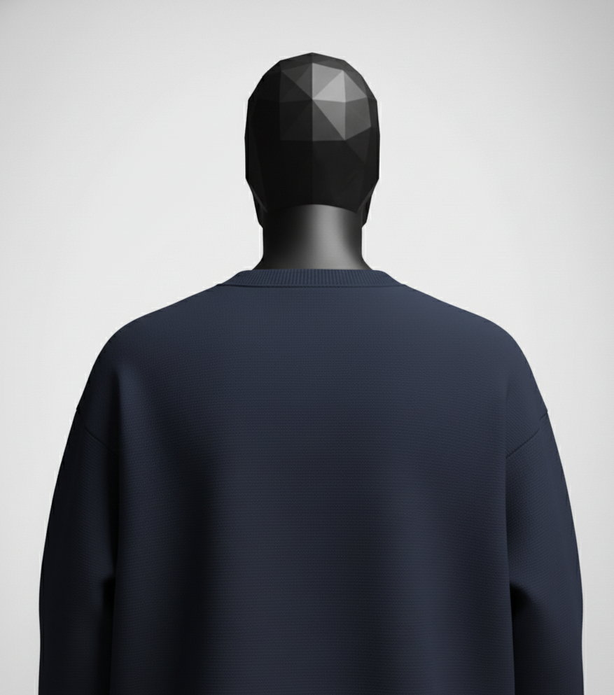 Cavalier Navy Oversized Sweatshirt