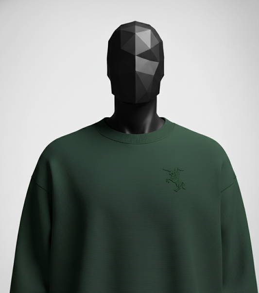 Cavalier Forest Green Oversized Sweatshirt