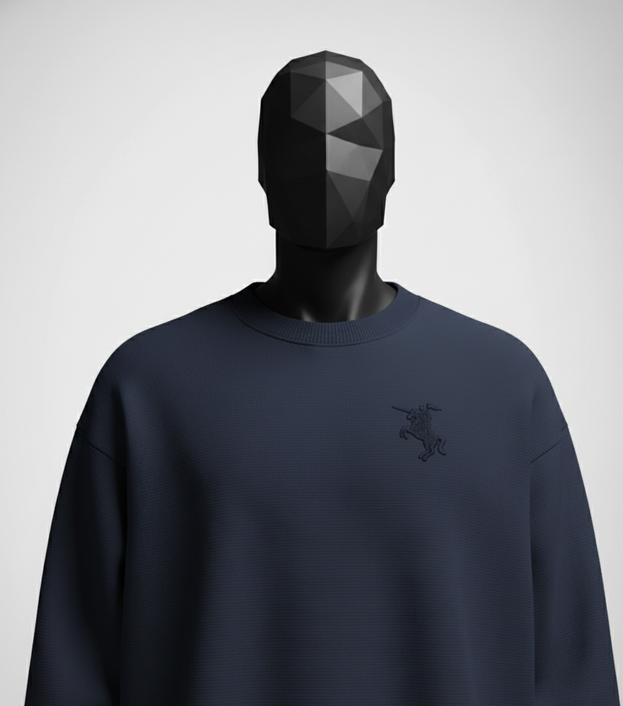 Cavalier Navy Oversized Sweatshirt