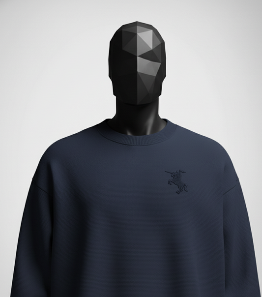 Cavalier Navy Oversized Sweatshirt