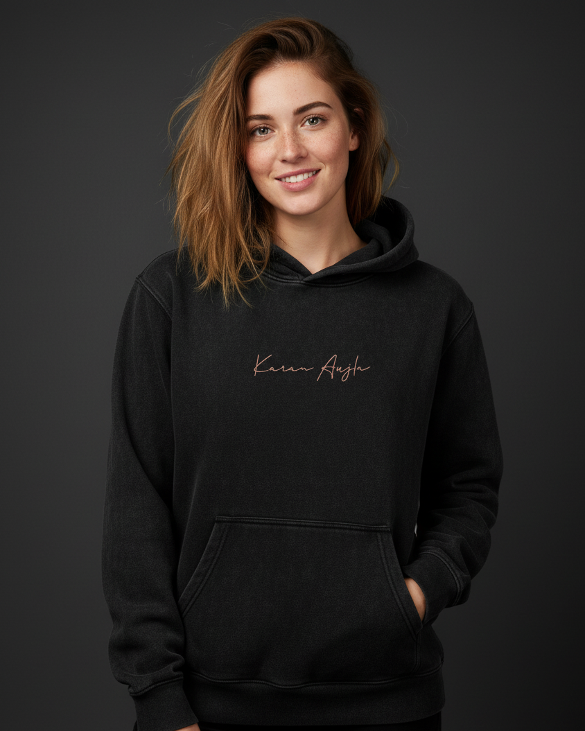 P-POP Culture Karan Aujla Oversized Hoodie