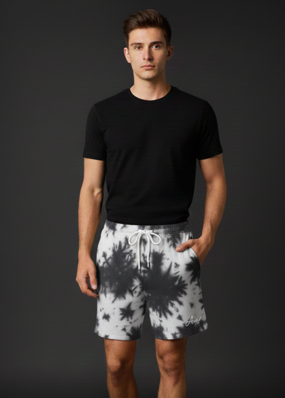 Smog Tie Dye Shorts Plot Armour