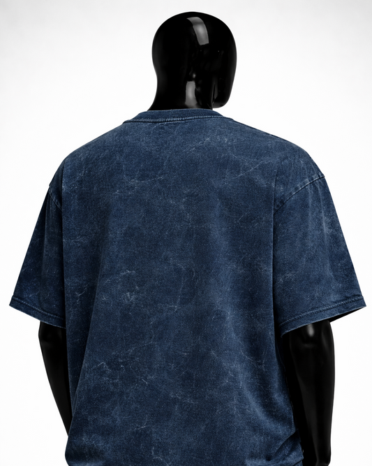 Cavalier Navy Acid Oversized Tee