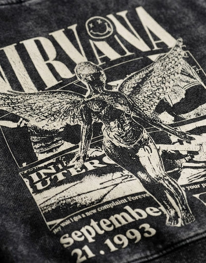Nirvana Acid Wash Hoodie
