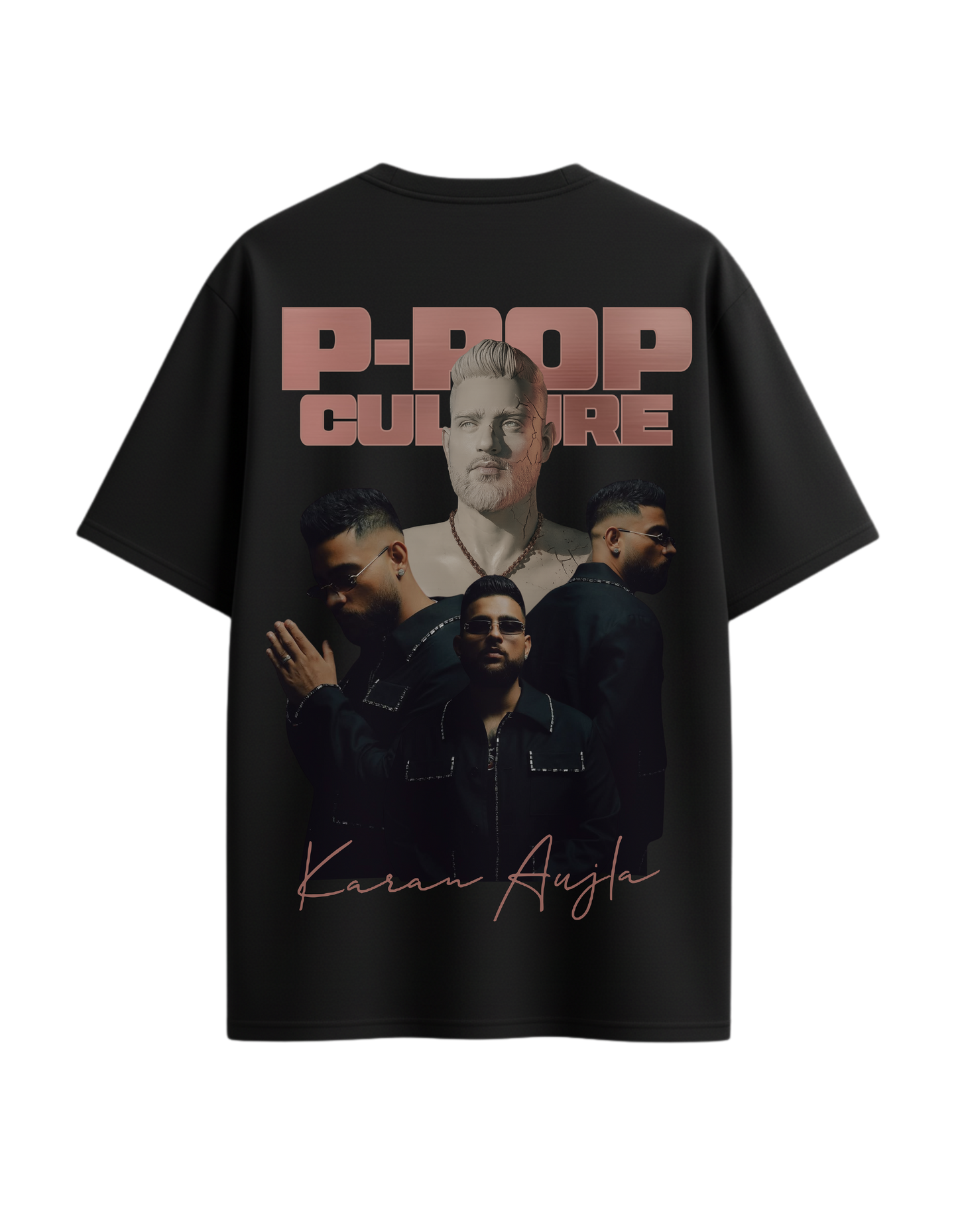 P-POP Culture Karan Aujla Oversized Tee