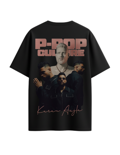 P-POP Culture Karan Aujla Oversized Tee